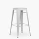 thumbnail image 3 of Taburete Alto 76 Tolix Asiento Metal Blanco, 3 of 5