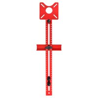 Magideal - Plantilla De Cortador De Círculos Para Carpintería, Máquina De Recorte, Aleación De Aluminio Para Carpintero, Instalación Simple, Accesorio Ajustable
