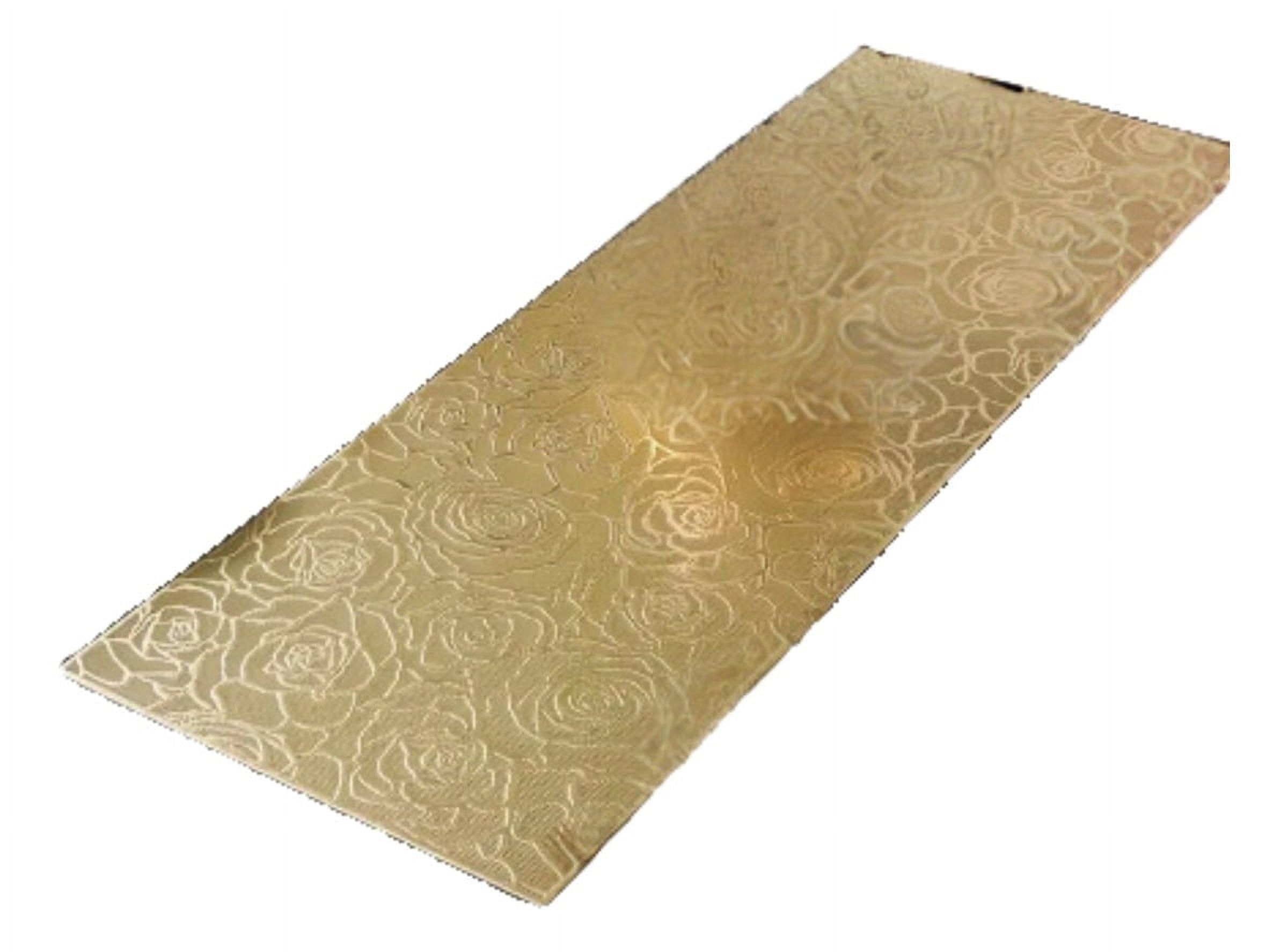 Genérico - Set 3 Mantel Decorativo Elegante Diseño Floral Relieve Lau