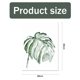 thumbnail image 3 of ART ZONE - Póster con impresión artística en lienzo de hojas de plantas tropicales, cuadros de pared de plantas verdes nórdicas, pintura grande para habitación infantil, sin marco, 3 of 5
