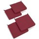 thumbnail image 1 of Cojín para Silla Blazing Needles Merlot 20x19 cm Exterior (Paquete de 4), 1 of 1