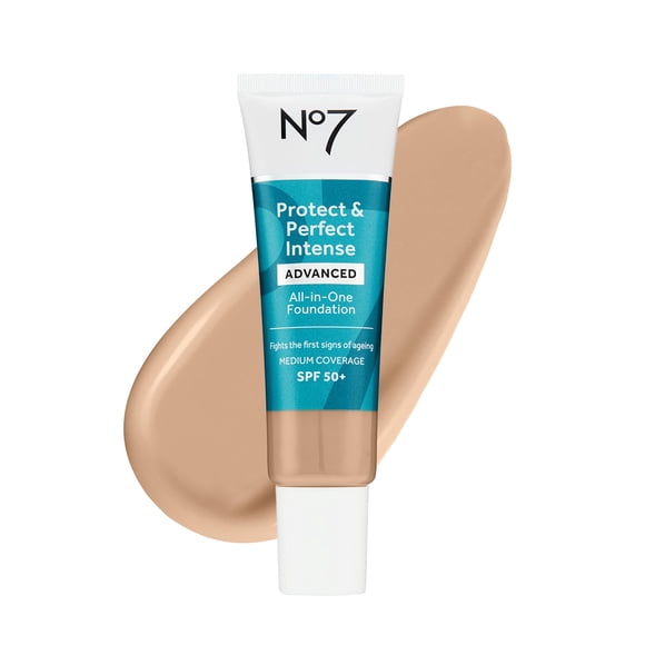 Base de maquillaje número 7 Protect & Perfect Advanced, color marfil cálido, 30 ml