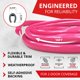 thumbnail image 3 of Protector de borde de puerta All-Fit Automotive 3 m rosa, 3 of 7