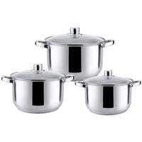 Haus Roland - Baterías 6 Piezas Acero Inoxidable Dresden Gris