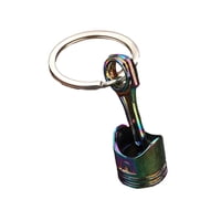 Magideal - Llavero Estilo Pistón De Motor De Coche, Llavero De Piezas De Coche, Llavero De Coche De Aleación De Zinc Para Teléfono, Bolso, Monedero Multicolor