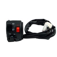 Ioensy - El Interruptor De La Motocicleta 7/8 En 22 Mm Reemplaza Las Piezas Duraderas Del Botón De La Bocina Práctico