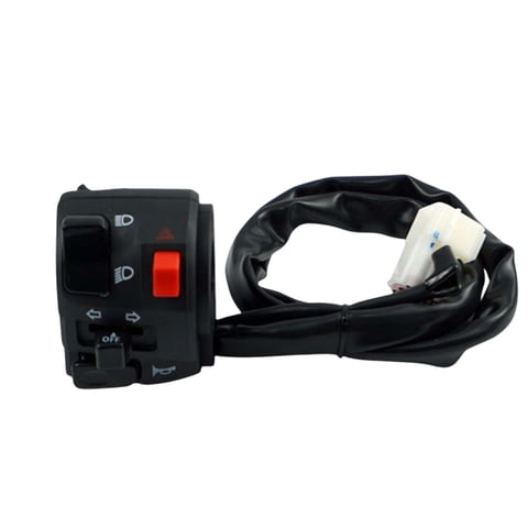 Ioensy - El Interruptor De La Motocicleta 7/8 En 22 Mm Reemplaza Las Piezas Duraderas Del Botón De La Bocina Práctico