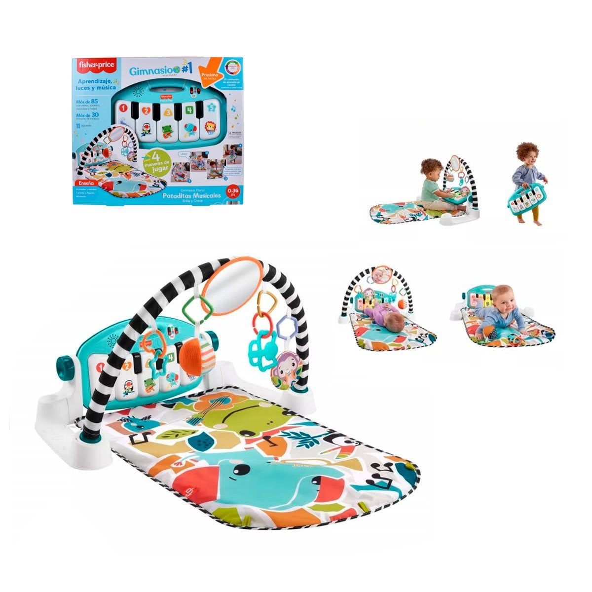 Fisher-price Gimnasio Para Bebés Piano Pataditas Musicales