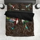 thumbnail image 1 of Miembros de la familia Colibríes Pájaros hermosos - Juego de cama familiar personalizado, 1 of 1