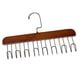 thumbnail image 5 of Perchero De Madera Para Corbatas, Duradero, Ahorra Espacio Con 8 Ganchos Para Bufandas, Sombreros, Camisetas Sin Mangas, Color Marrón Oscuro, 5 of 5