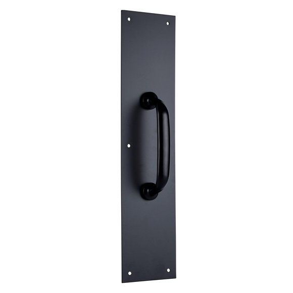 Tirador de puerta BRINKS Commercial, 38 x 9 cm, color negro mate