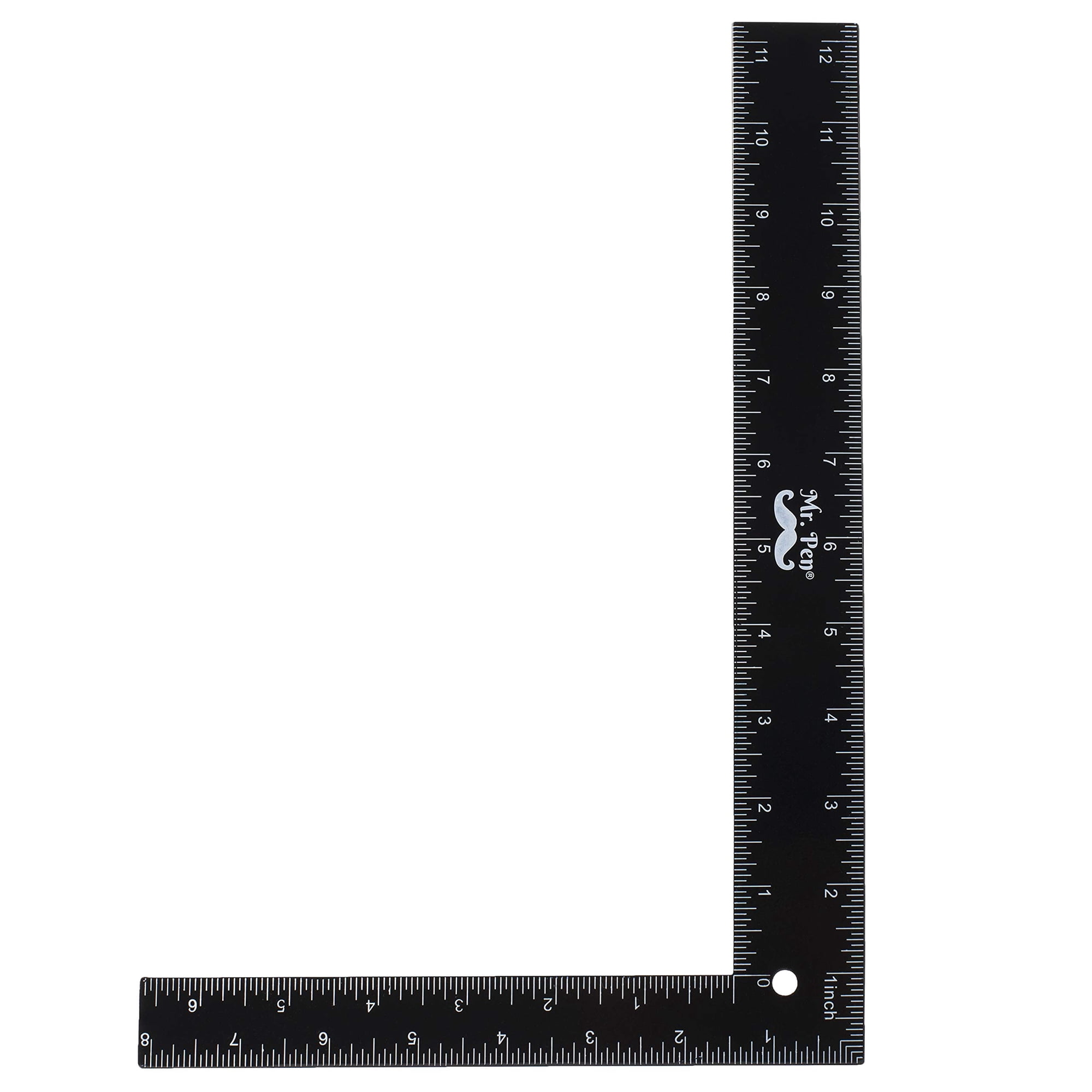 Regla Para Enmarcar Mr. Pen Carpenter, Cuadrada, 20 Cm X 30 Cm, Carbon St