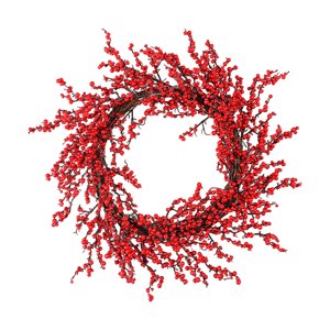 Bothyi - Corona Navideña Decorativa Realista Para Puerta Delantera, Para Fiesta, Pared, Casa