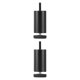 thumbnail image 5 of 2x Muebles Ajustables Patas De Aleación De Aluminio Patas De Soporte Para La Cama De Silla De Sofá 6 Cm Negro, 5 of 5