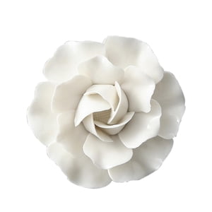 Magideal - Flor De Cerámica 3D De Múltiples Formas, Decoración Colgante, Decoración Artística, Flores De Pared, Decoración De Pared, Decoración Colgante De Pared Camelia 7Cm