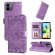 thumbnail image 2 of Funda tipo cartera FOXDOCK para Xiaomi Redmi A1 4G , diseño girasol en relieve, cuero PU, cierre magnético, soporte y tarjetero, 2 of 5