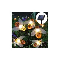 Universal. - Cadena De Luces Solares De 30 Ledes Para Exterior Jardín Luces Abeja