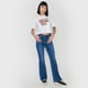 thumbnail image 4 of Polera Mujer Crop Blanco Fun Manga Corta Corona, 4 of 5