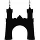 thumbnail image 1 of Decomural Spooky Castle Halloween WS-17794, 1 of 2