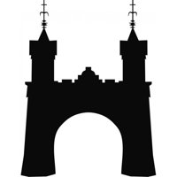 Rienda Libre Graphics - Decomural Spooky Castle Halloween Ws-17794