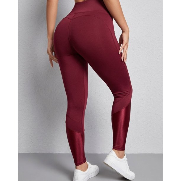 Calza Fitness Mujer Suplex Brillosa Modeladora Calidad - A358