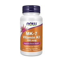 Mk-7 Vitamina K2 100 Mcg, 120 Veg Caps, Now Foods, Usa