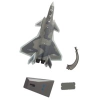 Magideal - Aolly Diecast 1:100 J-20 De De Simulación Con Soporte, Decoración De Escritorio Coleccionables De Aviación, Adornos De Exhibición