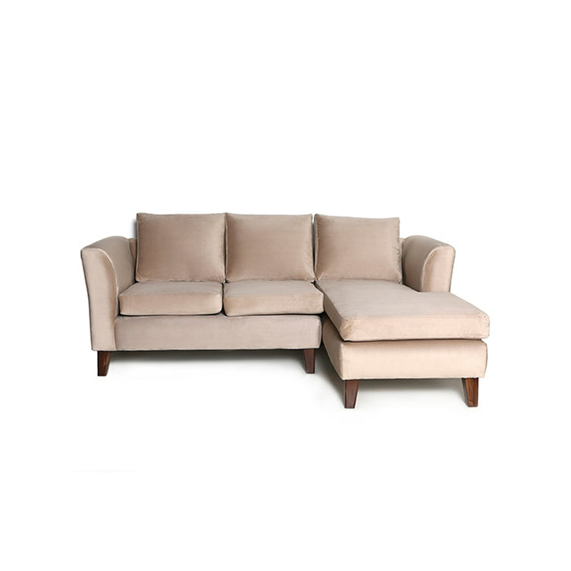 Barra Design - Seccional Ema Derecho Felpa Beige