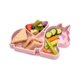 thumbnail image 2 of Utensilio para alimentaciónPlato De Silicona Con Succion Unicornio Rosado, 2 of 6