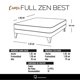 thumbnail image 4 of Cama Zen Best Full Tela Velvet Burdeo, 4 of 4