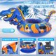 thumbnail image 2 of Trineo inflable Snow Tube Aoskie Dinosaur para niños y adultos, 2 of 7