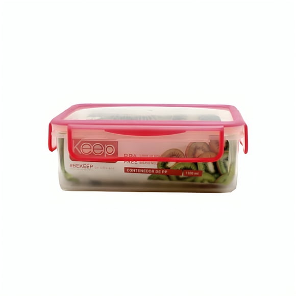Hermetico Pp 1000 Ml Rectangular