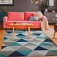 thumbnail image 2 of Alfombra Florida Azul 160x210, 2 of 5