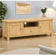 thumbnail image 2 of Rack TV "Mozart" Mueble de Televisión de Madera con Cajón - Natural - 150x40x65 cm, 2 of 3