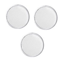 Magideal - 3 Pantallas Para Hornear Pizza De 12 Pulgadas, Suministros Para Sartenes, Bandejas De Malla Para Hornear Pizza, Bandejas Para Pizza Para El Hogar,