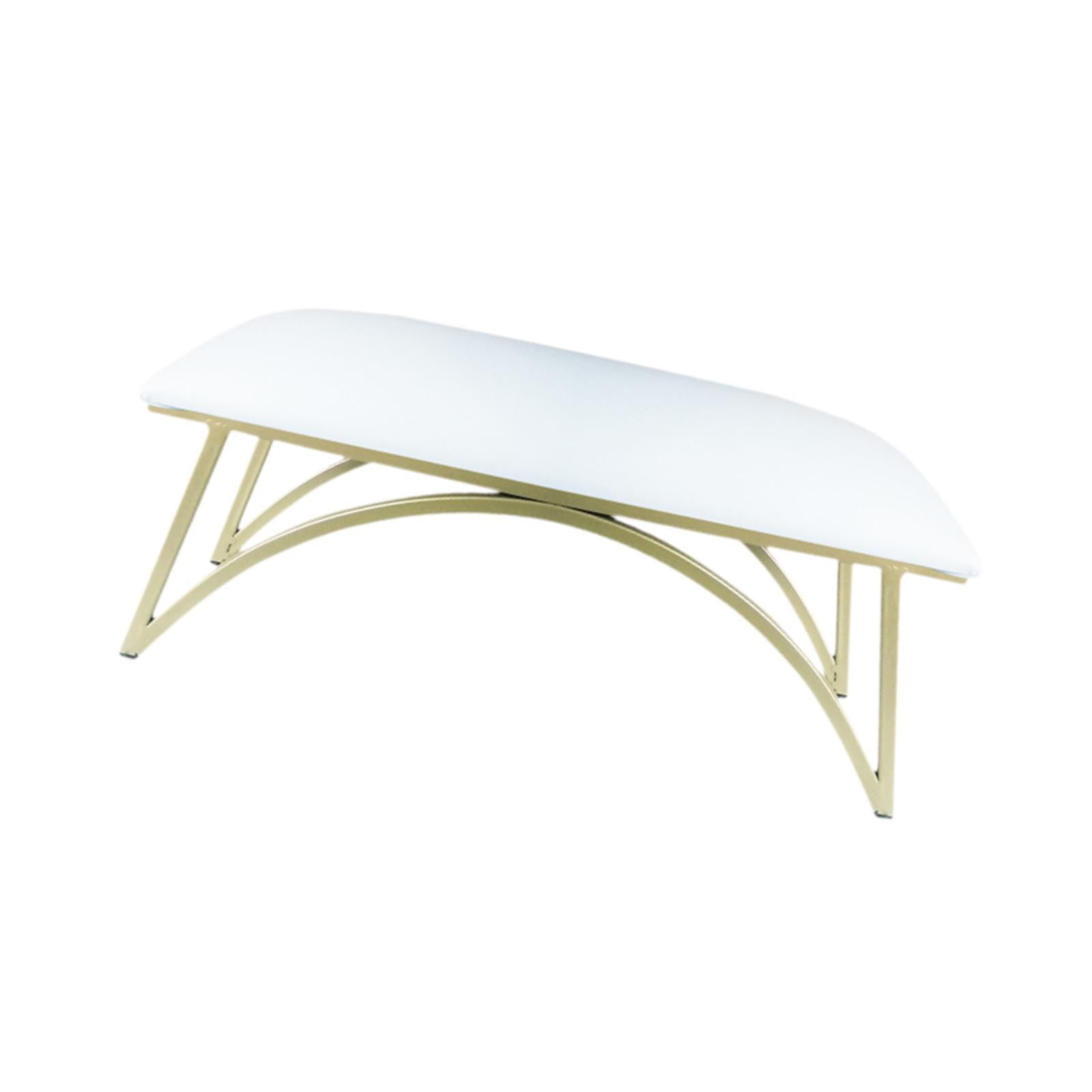 Magideal - Reposamanos Para Manicura Reposamanos Portátil Antideslizante Almohadilla De Brazo De Soporte Profesional Cojín De Mano Para Manicura Para Uso Técnico Blanco