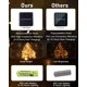 thumbnail image 5 of Guirnalda de luces solares Brightown, 66 pies, 200 LED, 8 modos, paquete de 2, 5 of 8