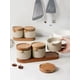 thumbnail image 3 of Set De 3 Contenedores Especieros Condimenteros Ceramica Beige, 3 of 4