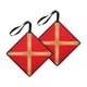 thumbnail image 3 of 2 Banderas de Seguridad para Camiones, 12,60 Pulgadas, Reflectantes, Portátiles, para Kayak, Bandera de Advertencia para Carga, Vehículo, Remolque, Bi, 3 of 5