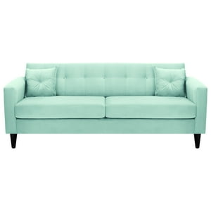 Bodevir - Sofa New Retro 3Cg Felpa 00 Verde Agua