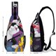 thumbnail image 2 of Sylvester y Piolín Riñonera Bandolera con Estampado Integral para Hombres y Mujeres, Bolso Cruzado Gráfico de Tendencia, Mochila de Hombro Streetwear para Ciclismo y Deportes, Riñonera Versátil Casual, 2 of 6