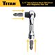 thumbnail image 5 of Cabezal giratorio Ratchet Titan 11340 de 1/4 pulgadas con transmisión de 1/4 pulgadas y 90 dientes, 5 of 7