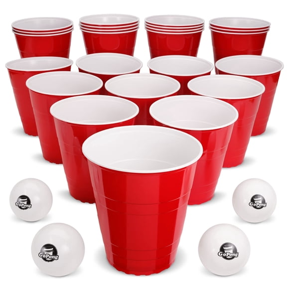 Juego para beber GoPong Giant Yard Pong para adultos con 24 tazas