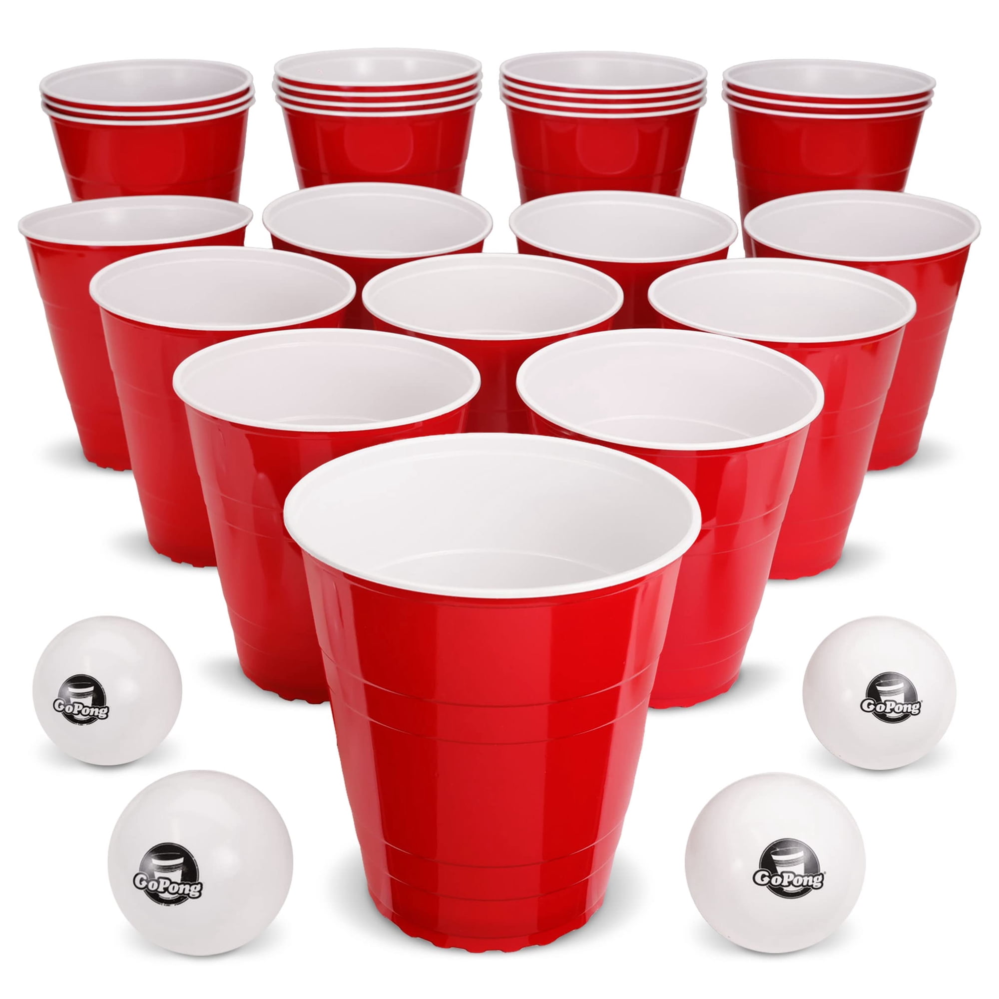 Juego Para Beber Gopong Giant Yard Pong Para Adultos Con 24 Tazas
