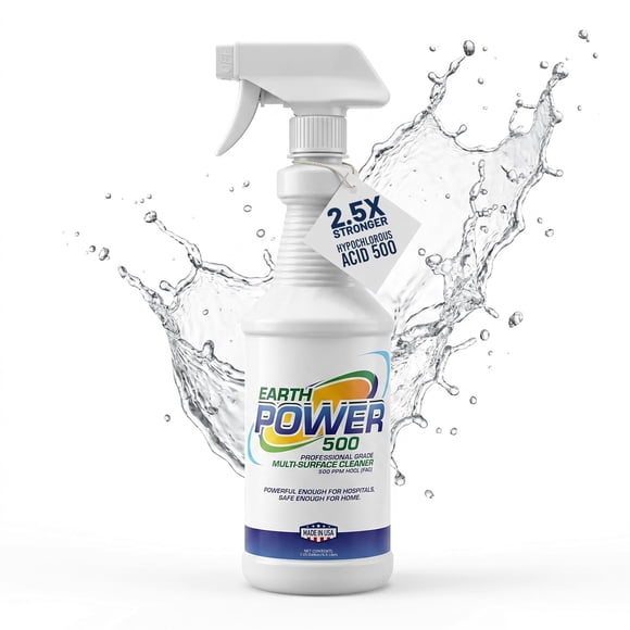 Limpiador Earth Power Ácido Hipocloroso 946 ml 500 PPM