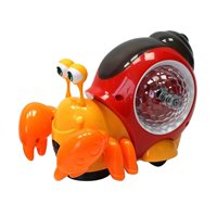 Magideal - Juguete Para Gatear Y Caminar Para Bebés, Juguete Musical Interactivo, Juguete Educativo, Juguete Eléctrico Para Caminar Para Bebés, Niñas Y Niños , Cangrejo Rojo Animal Del Mar Rojo