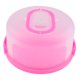 thumbnail image 5 of Portador de la torta portátil de plástico cupcake contenedor muffin caja de embalaje rosa, 5 of 5