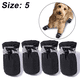 thumbnail image 2 of Zapatos para perros con protección para patas en pavimento caliente, suela antideslizante, botas de verano para perros y gatos con correas reflectantes, 4 unidades, 2 of 5