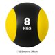thumbnail image 2 of Balón De Peso Con Rebote 8 Kg Entrenamiento Crossfit Amarillo, 2 of 3