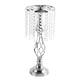 thumbnail image 5 of Elegante portavelas Centro de Candelabro Vela cónica Adorno de cristal Estatua Portavelas para la decoración del hotel de escritorio , Plata Pequeño, 5 of 5